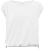 Sleeveless top with drawcord Wit