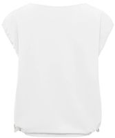 Sleeveless top with drawcord Wit