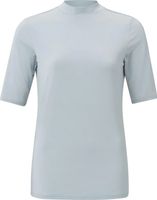 Soft T-shirt with turtleneck Blauw