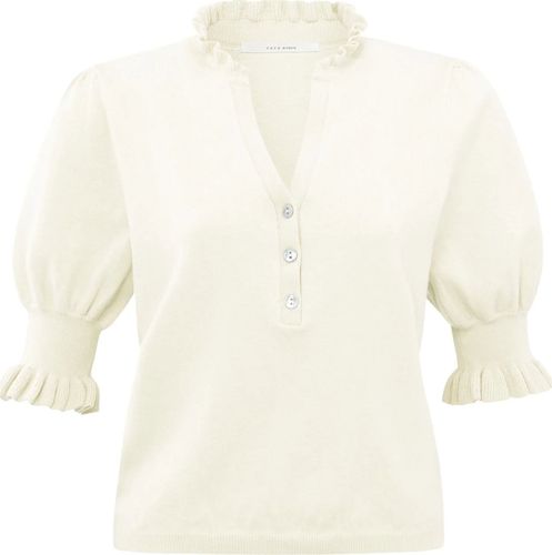 Yaya Sweater with puff sleeves and Wit