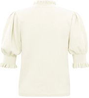Sweater with puff sleeves and Wit
