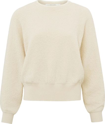 Yaya Sweater with contrast color de Beige