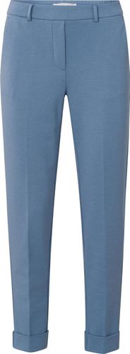 Yaya Jersey tailored trousers with Blauw