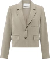 Short woven blazer with contra Bruin