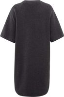 Knitted t-shirt dress Grijs