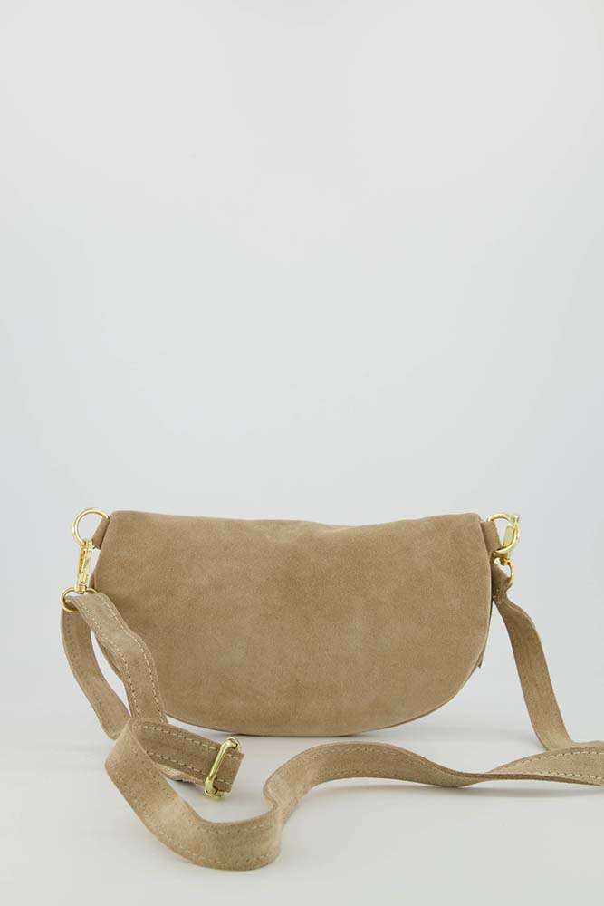 Bomont Suede Tas Beige Bomont Suede Tas Beige