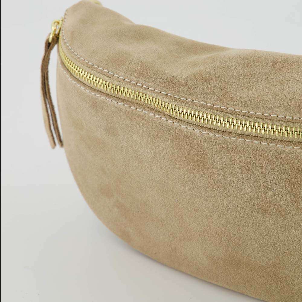 Bomont Suede Tas Beige Bomont Suede Tas Beige