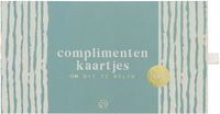 10 Complimentenkaartjes in doosjes multicolor Multi