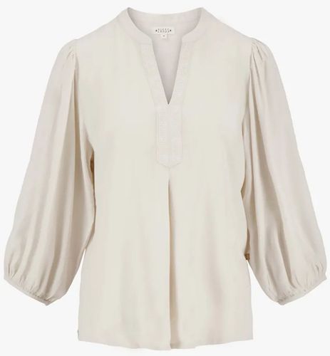 Zusss Blouse met borduursels Wit
