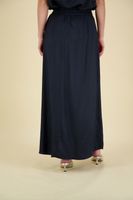 Satijne twill rok Blauw