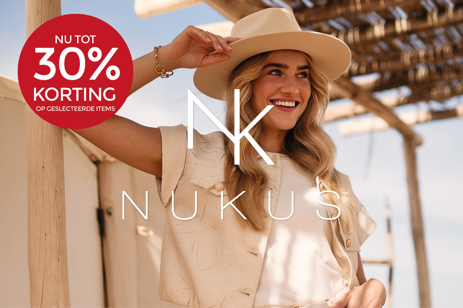 Nukus banner 30% korting
